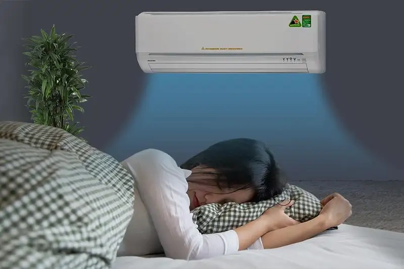 Ảnh hưởng của nằm điều hòa đến da và tóc