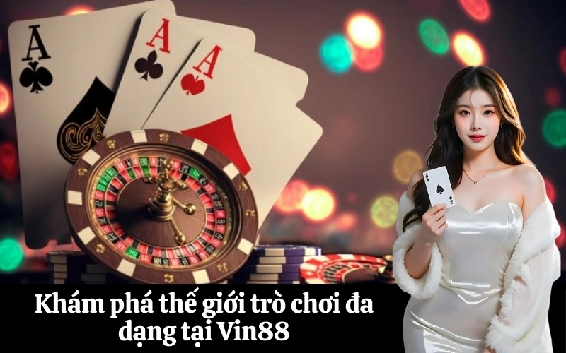 Khám phá thế giới trò chơi đa dạng tại Vin88