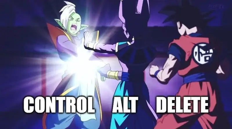 Goku Meme Dark thể hiện Goku bản tối