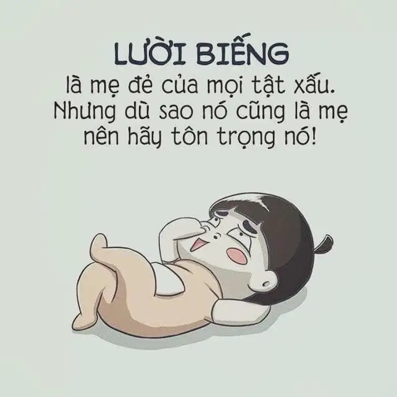 Meme con lười khiến bạn nhớ đến bản thân