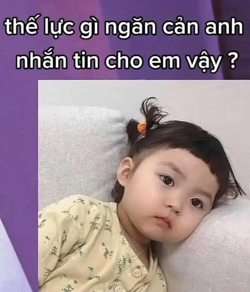 Meme thính tinh nghịch làm crush chú ý