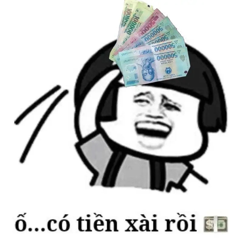 meme xin tiền người yêu lầy lội làm tan tim ai