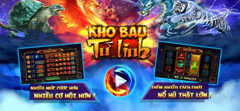 Tổng quan về game nổ hũ kho báu tứ linh Bet88