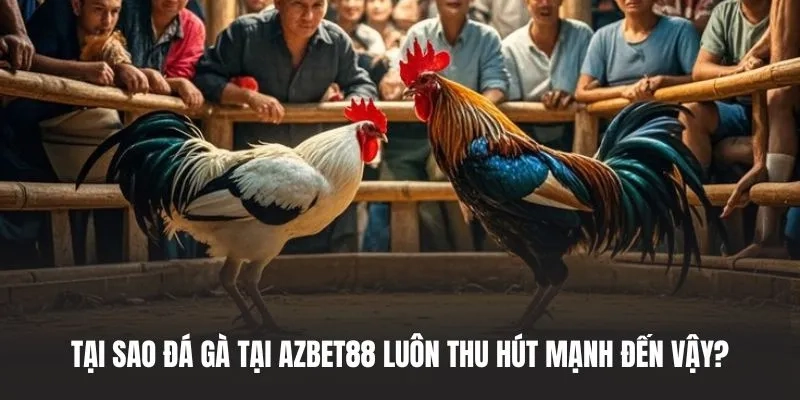 Tại sao đá gà tại azbet88 luôn thu hút mạnh đến vậy?