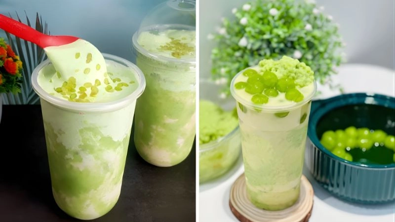 Mẹo hay để ly trà sữa cốm ngon hơn