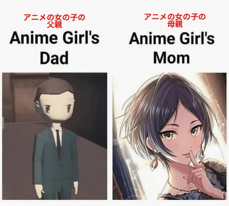 Mẫu meme anime cute siêu đáng yêu