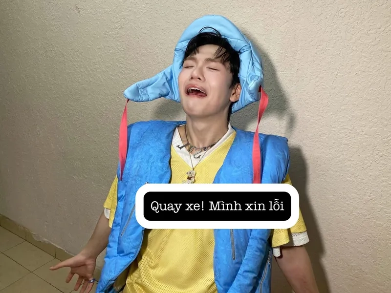 Ảnh chế xin lỗi nhầy dành cho bạn