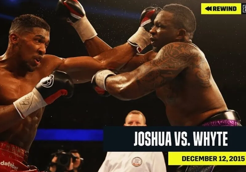 Anthony Joshua đối đầu Dillian Whyte trong Sự nghiệp Anthony Joshua