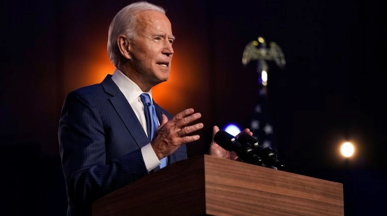 Joe Biden phát biểu tại Wilmington, Delaware năm 2020