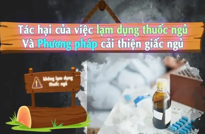 Tác hại uống thuốc ngủ và những rủi ro tiềm ẩn sức khỏe