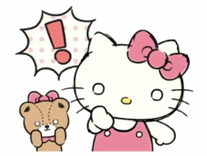 Meme hello kitty dễ thương gây sốt và bão cộng đồng mạng