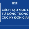 Hướng dẫn cách làm phụ lục trong Word tự động và chi tiết nhất