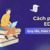 Quy tắc đọc đuôi ed và cách phát âm chuẩn xác