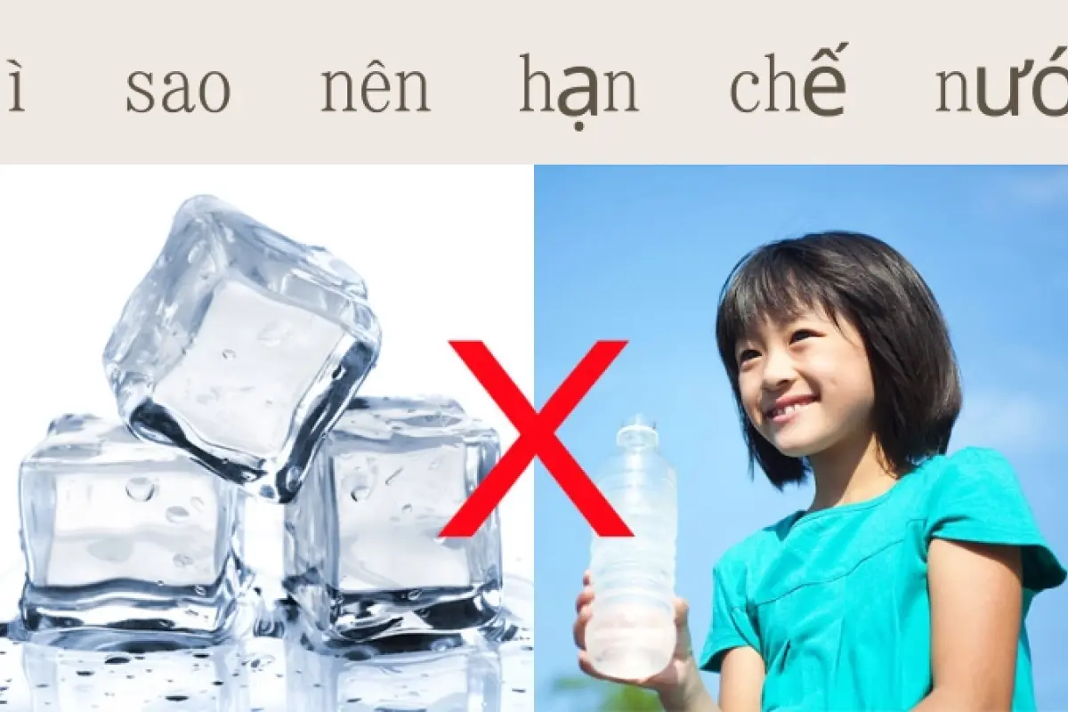 Tác hại của uống nước đá đối với hệ hô hấp và tiêu hóa