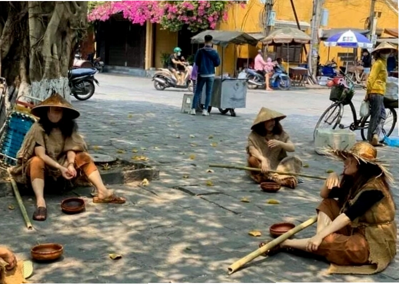 Ảnh ăn xin hài hước với nhiều góc chụp khác nhau