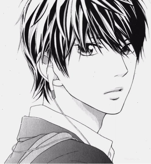 Ảnh Anime hotboy đen trắng đẹp nhất, với nét đẹp hoàn hảo