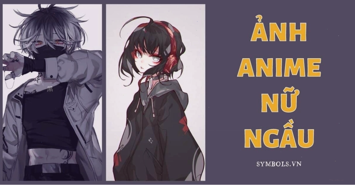 Ảnh anime nữ ngầu với phong thái bí ẩn