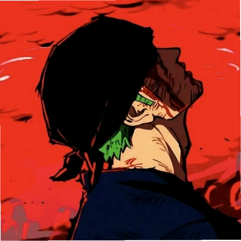 Ảnh đại diện nam chất với nhân vật anime có ánh mắt sắc bén