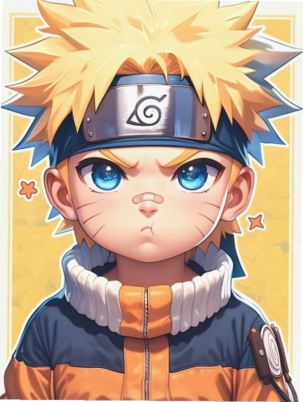 Ảnh đại diện Naruto chibi ấn tượng