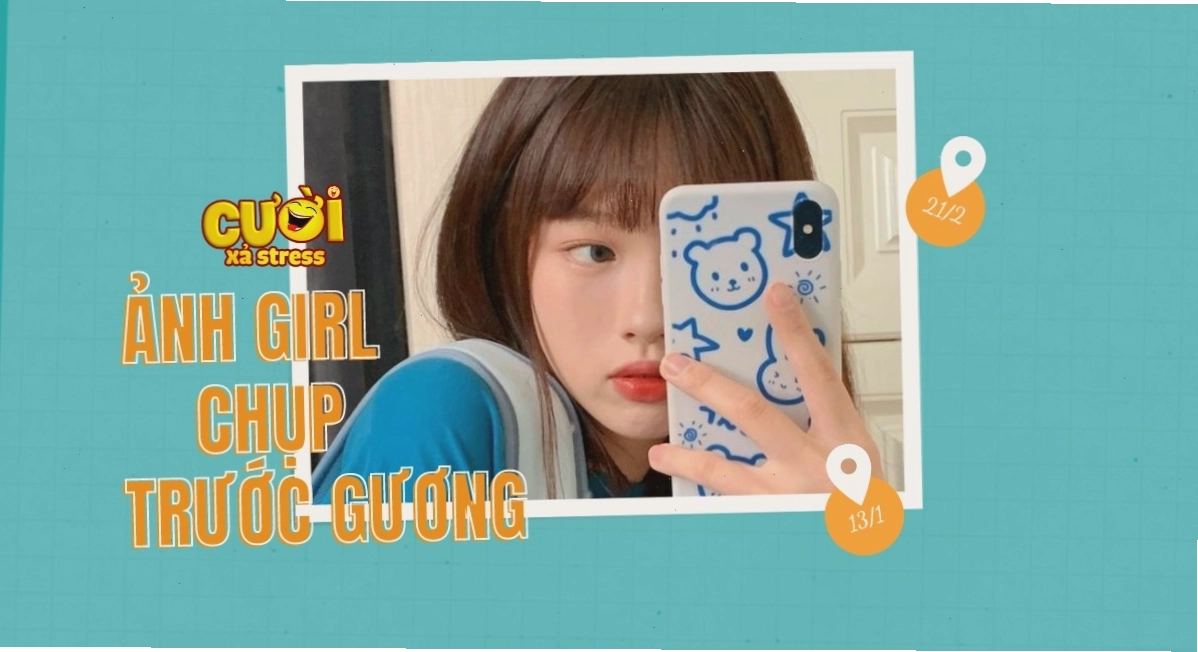 Ảnh gái xinh chụp trước gương tạo cảm giác bí ẩn và cuốn hút