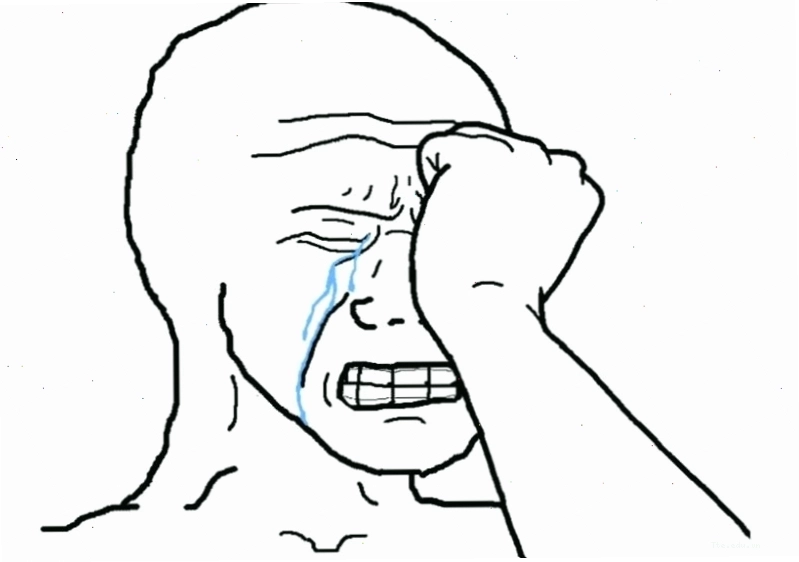 Ảnh meme khóc biểu cảm hài hước
