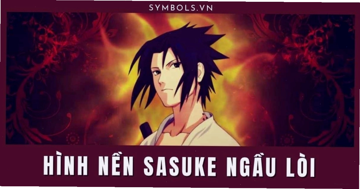 Ảnh Sasuke Uchiha ngầu phiên bản trắng đen