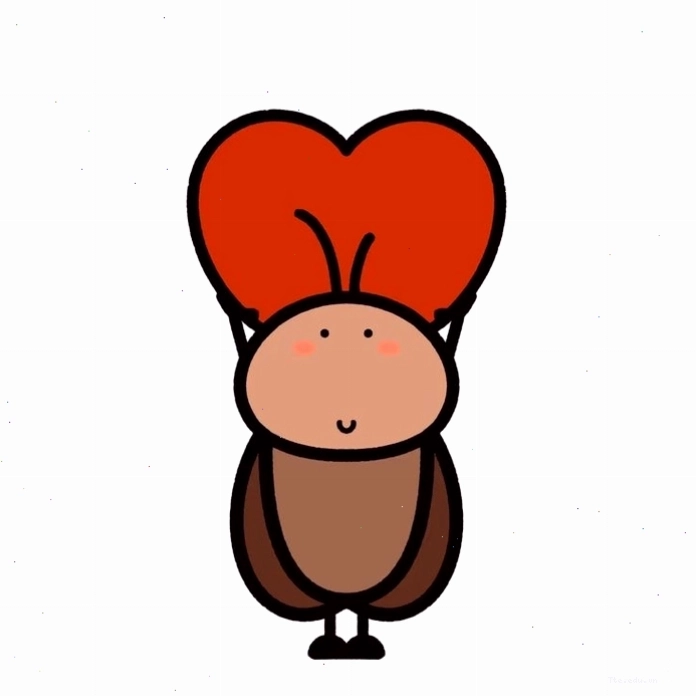 Ảnh sticker con gián dùng để trang trí cá nhân