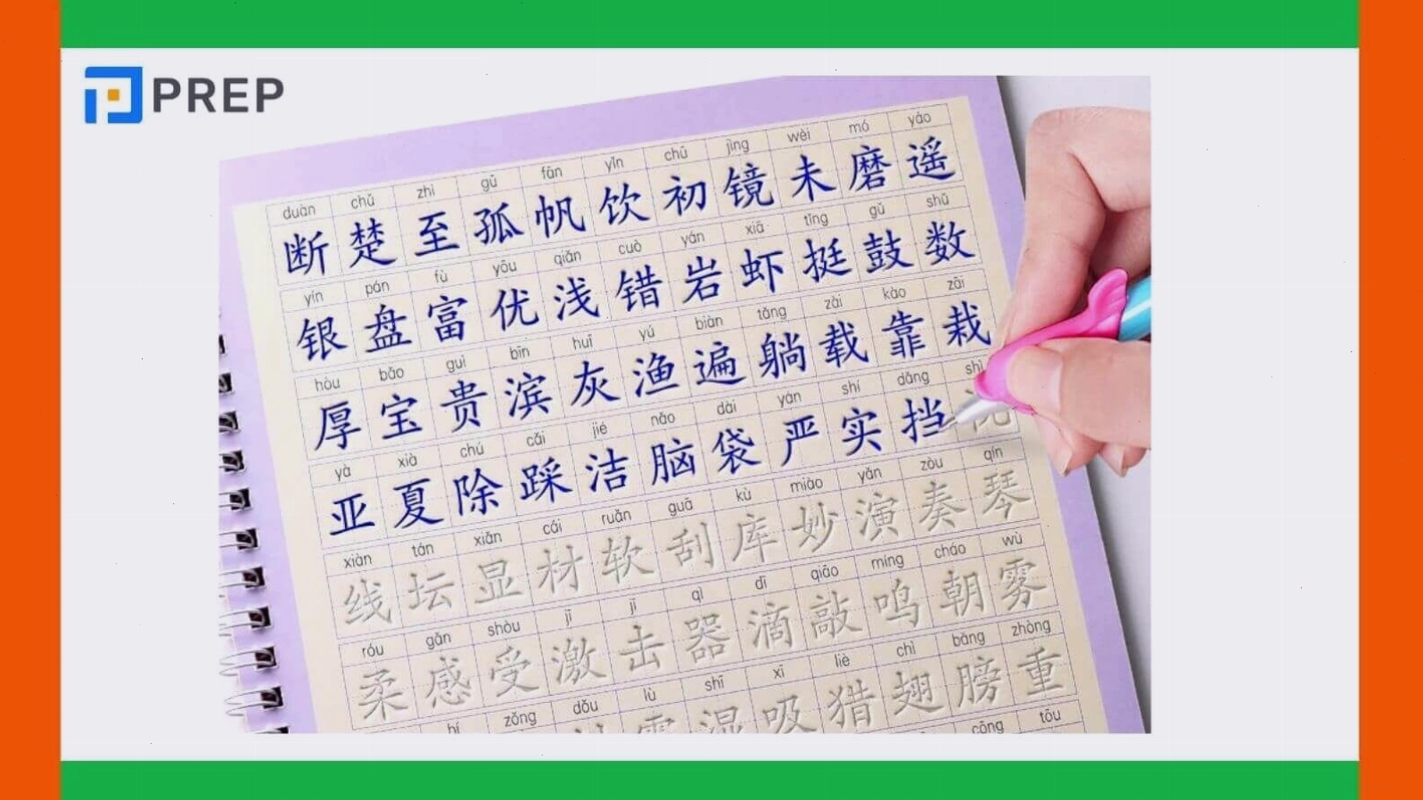 Áp dụng quy tắc bút thuận giúp viết chữ Hán đúng chuẩn và đẹp hơn