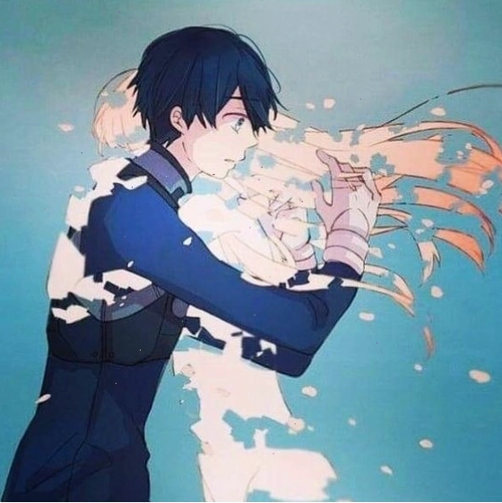 Avatar anime cặp đôi buồn chia ly