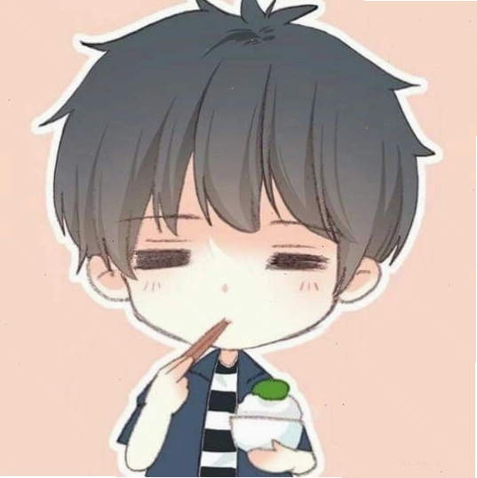 Avatar boy anime chibi dễ thương với đôi mắt to tròn