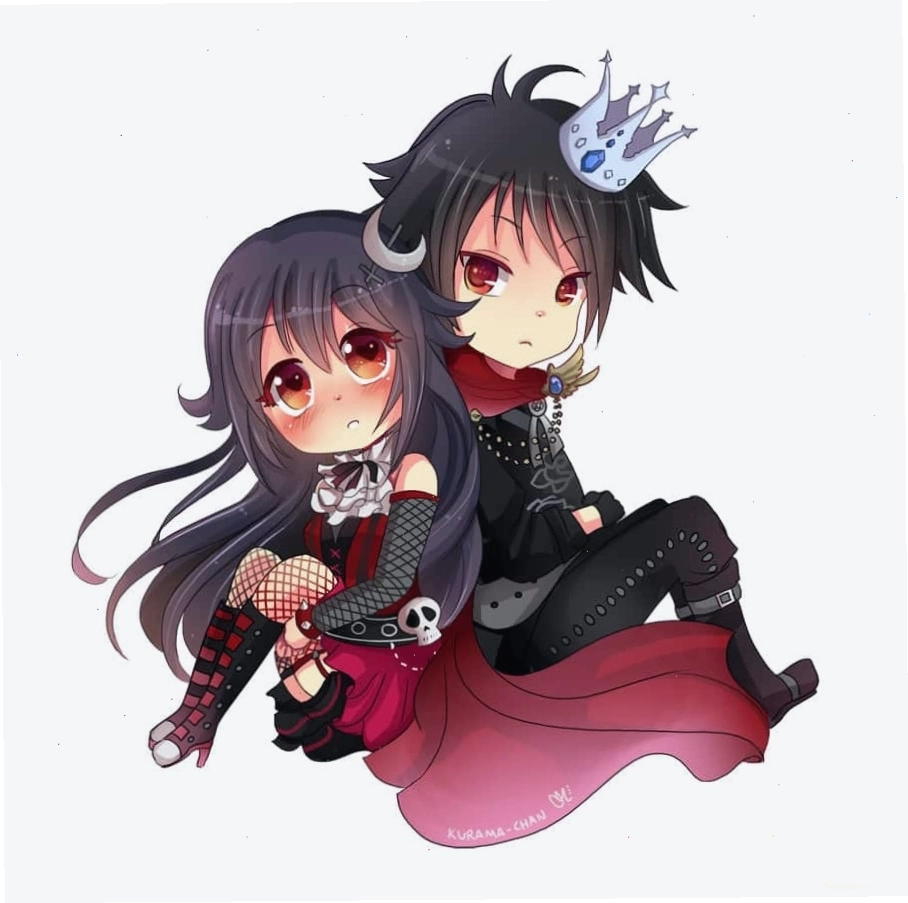 Avatar cặp đôi anime chibi dễ thương