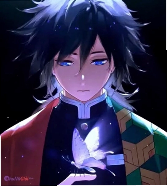 Avatar cô gái tóc ngắn màu hồng đáng yêu theo phong cách anime