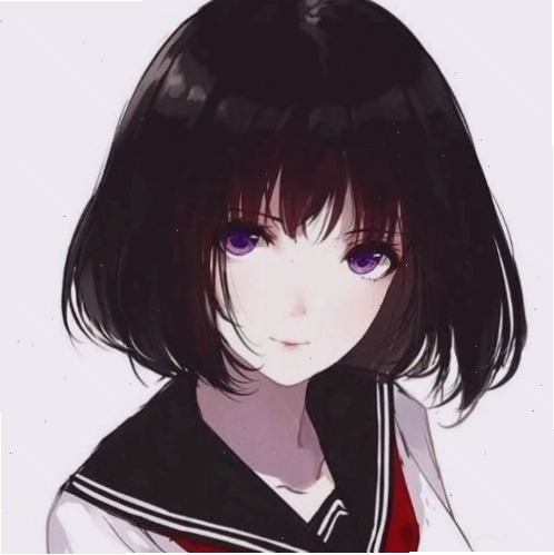 Avatar đôi cô gái và chàng trai theo phong cách anime