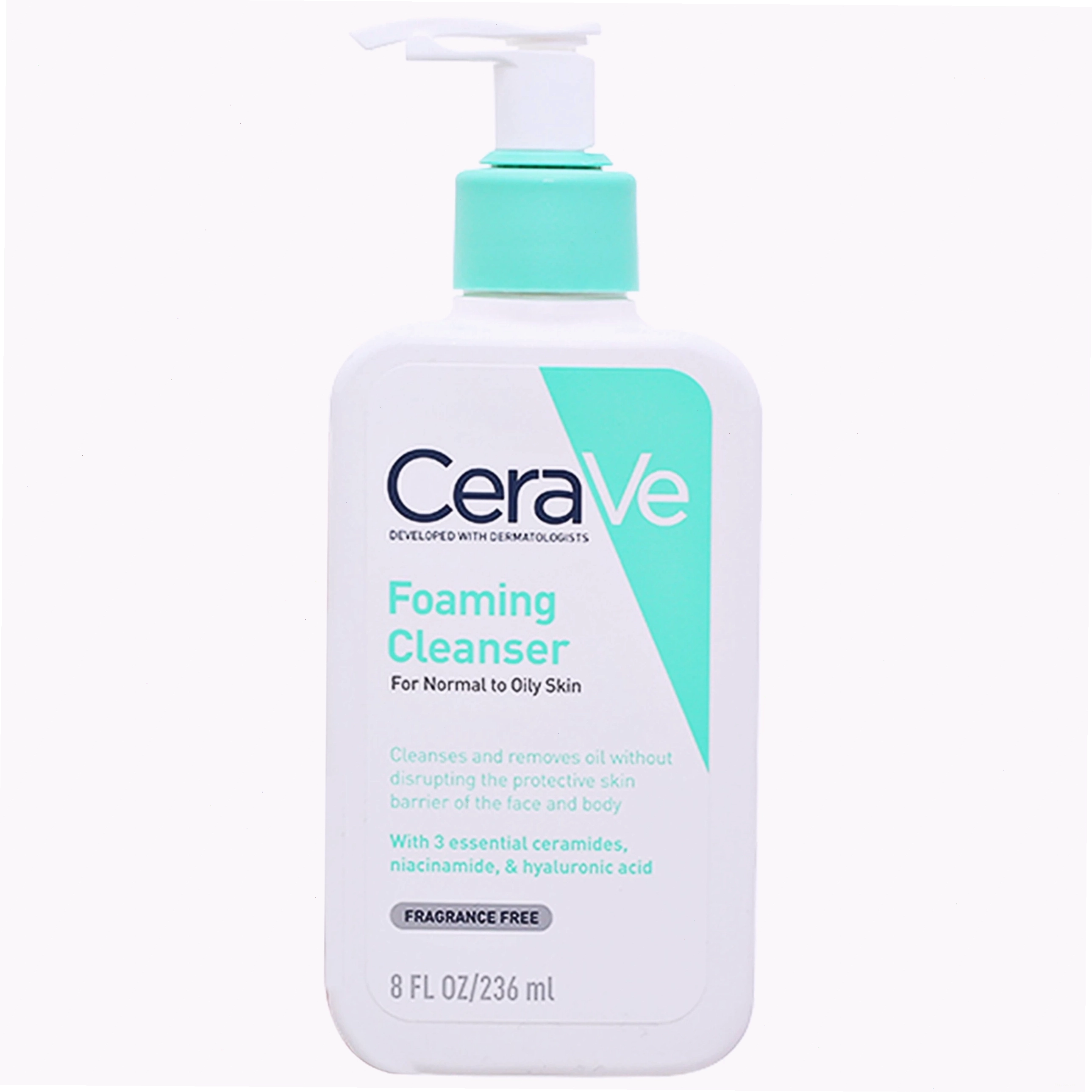Bao bì sản phẩm sữa rửa mặt Cerave Foaming Cleanser 236ml