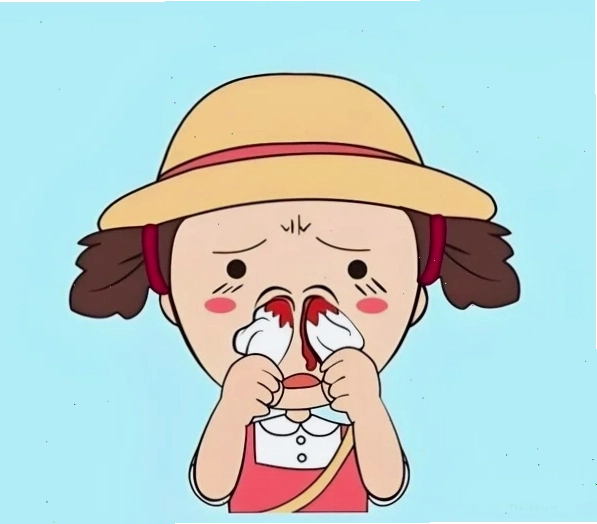 Bị xịt máu mũi meme