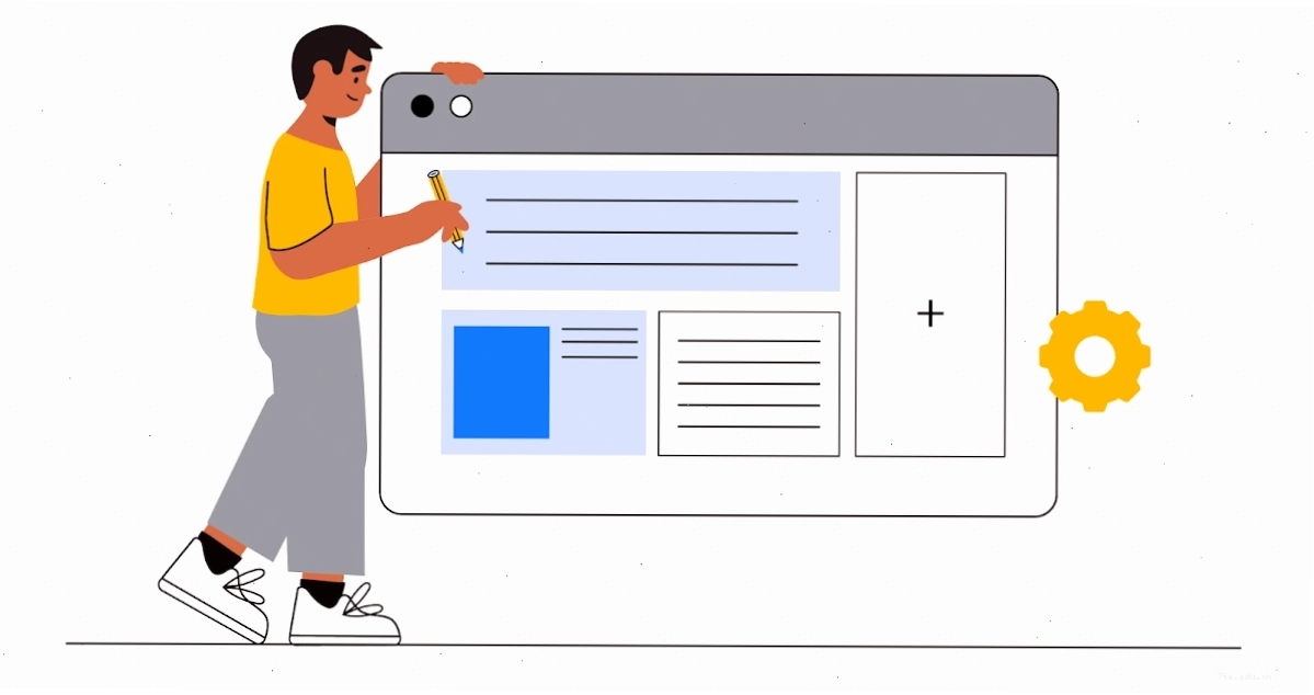 Biểu đồ phân tích hiệu suất website từ Google Analytics