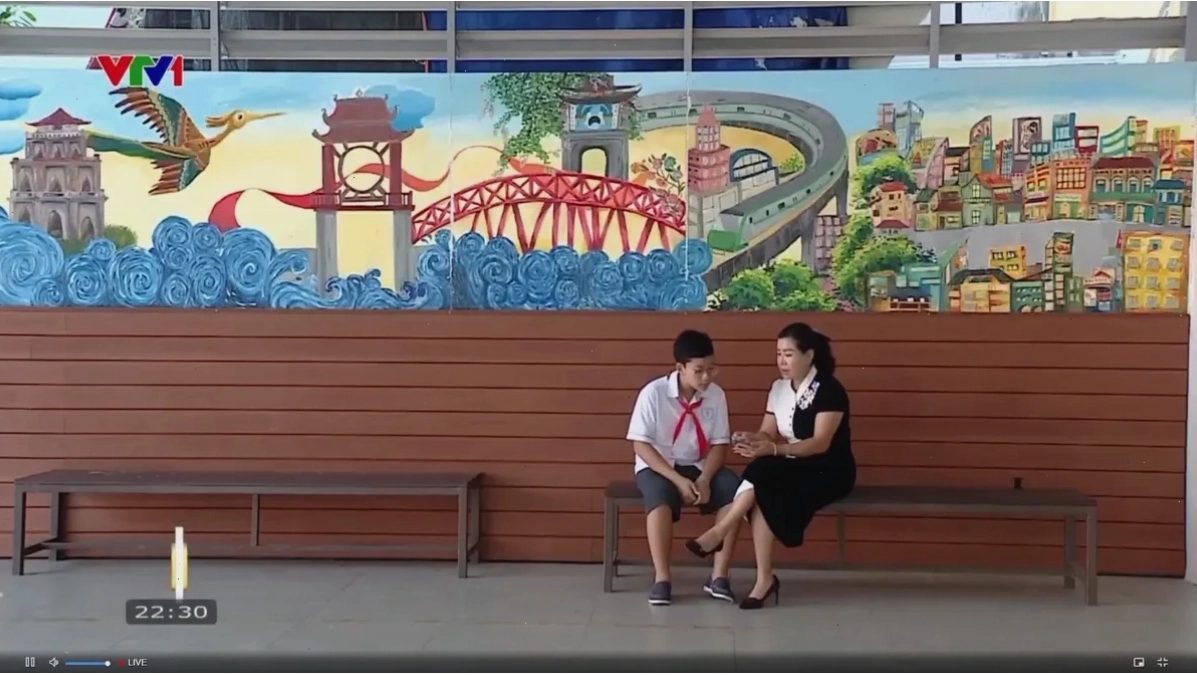 Biểu đồ thể hiện sự gia tăng thời gian sử dụng mạng xã hội của thanh thiếu niên
