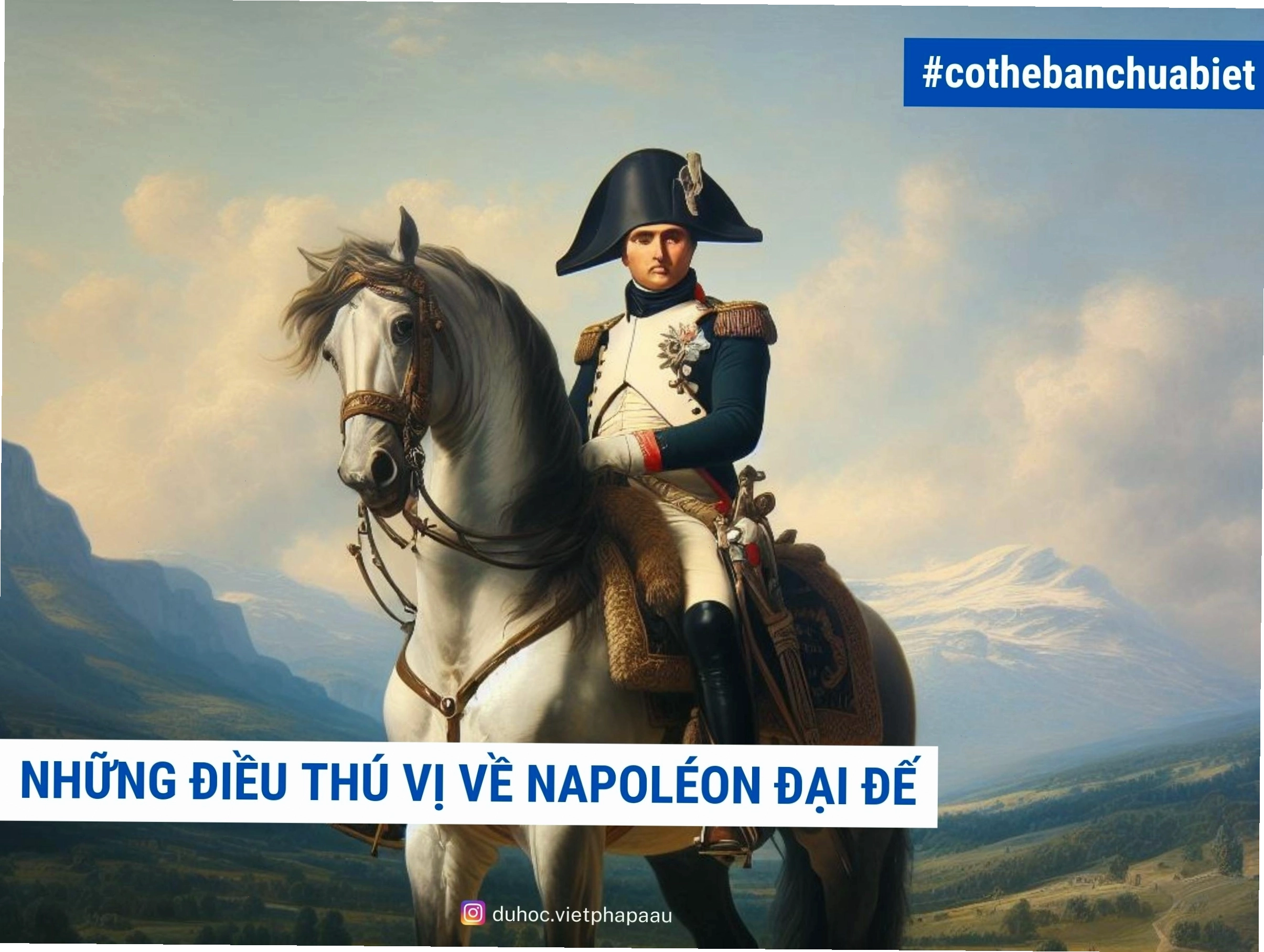 Bức tranh khắc họa Napoleon đang diễn thuyết
