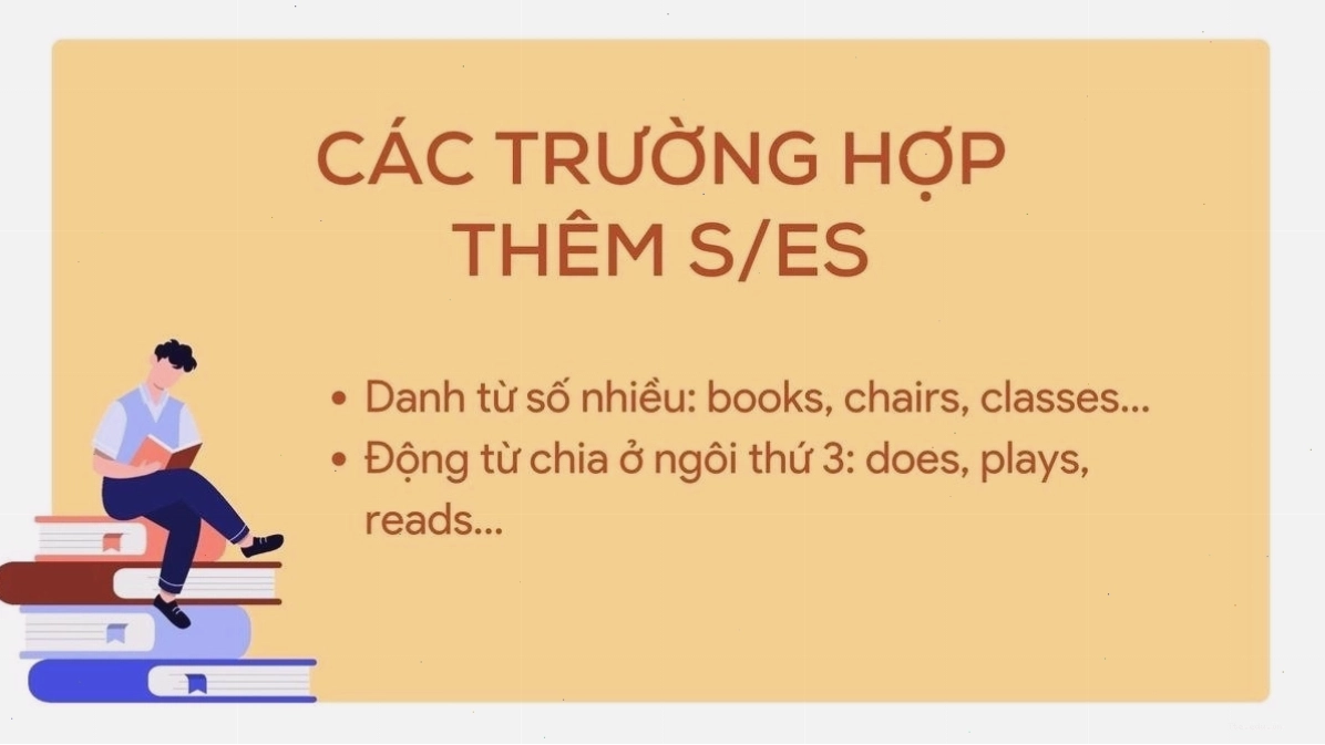 Các trường hợp cụ thể cần thêm es vào danh từ