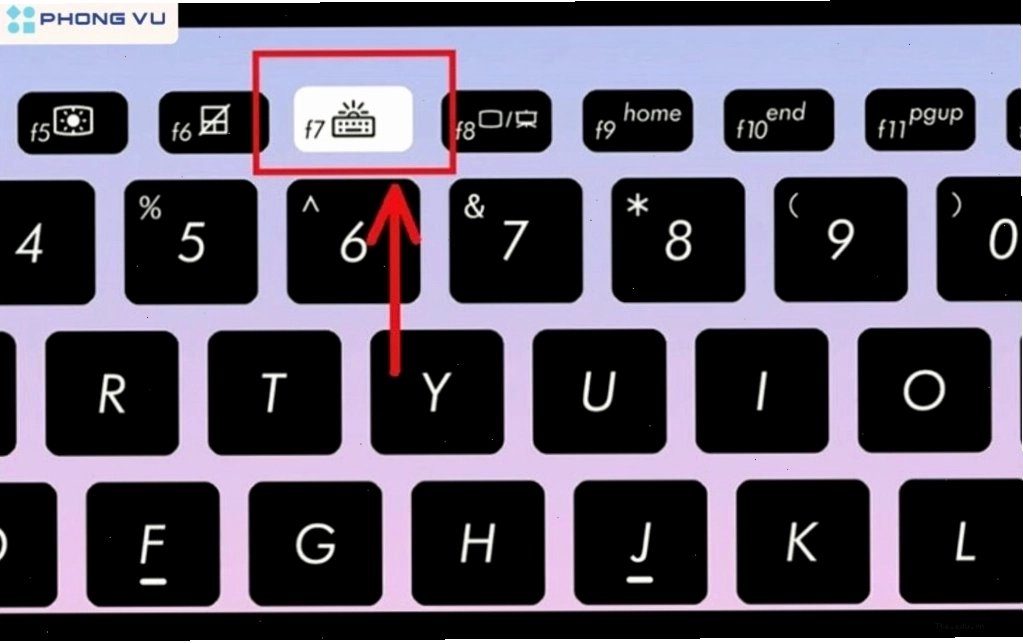 Cách bật đèn bàn phím trên laptop Asus
