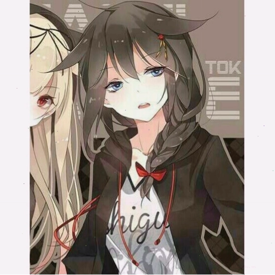 Cặp đôi anime với biểu cảm hạnh phúc