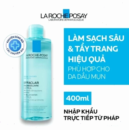 Chi tiết kết cấu nước tẩy trang La Roche-Posay Effaclar Micellar Water