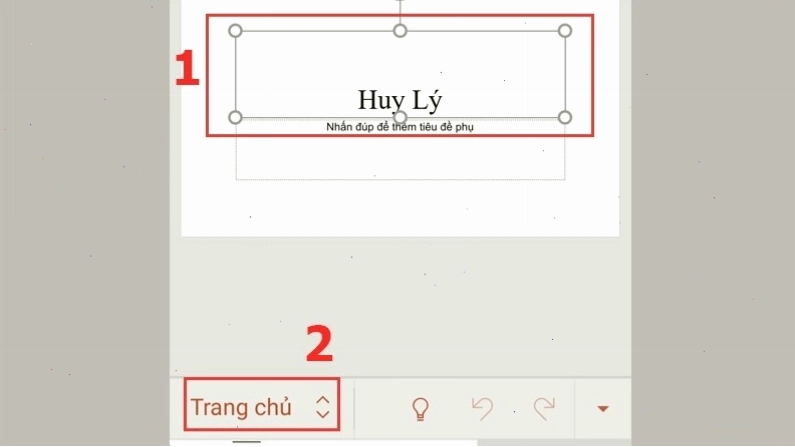 Chọn kiểu chuyển cảnh giữa các slide