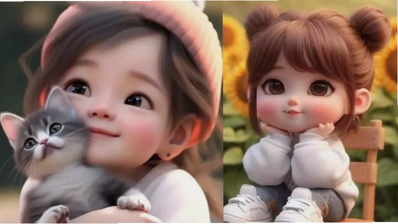 Cô gái đội mũ len ôm mèo cưng, toát lên vẻ đáng yêu và ấm áp