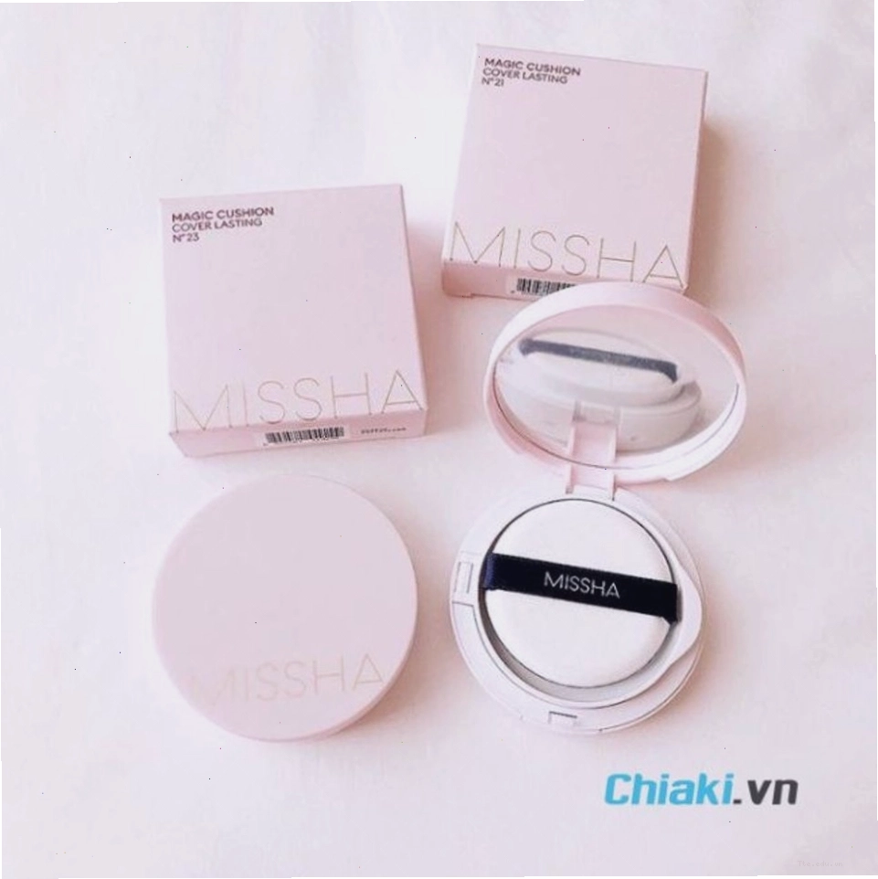 Cushion Missha - lựa chọn cho da dầu mụn với khả năng che phủ tốt