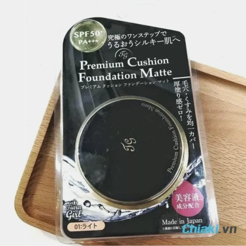 Cushion Tiara Girl giúp che phủ lỗ chân lông to cho da dầu