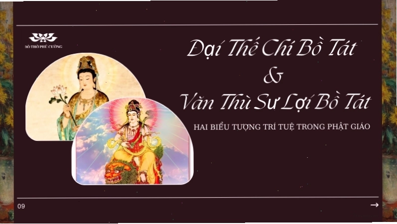 Đại Thế Chí Bồ Tát và Văn Thù Sư Lợi Bồ Tát hai biểu tượng trí tuệ trong Phật giáo