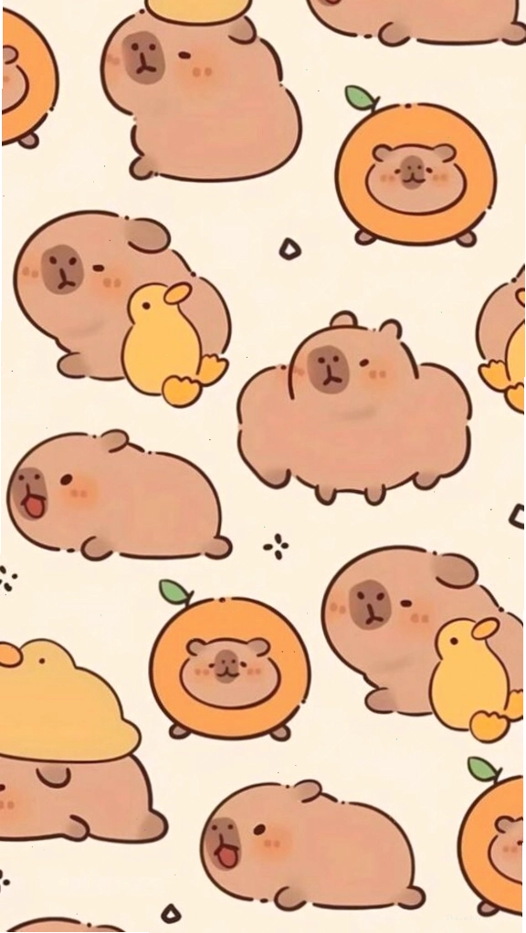 Đàn Capybara và vịt vàng, hình ảnh avatar meme vui nhộn