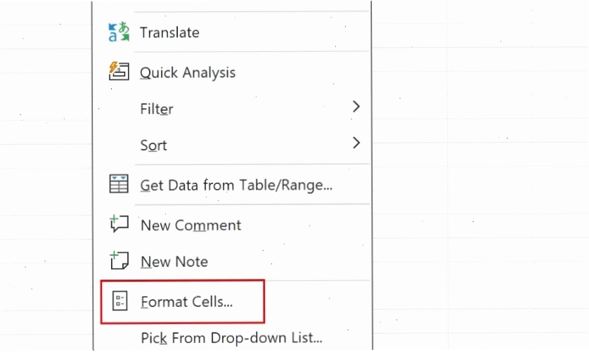 Định dạng số trong Excel mà không dùng hàm