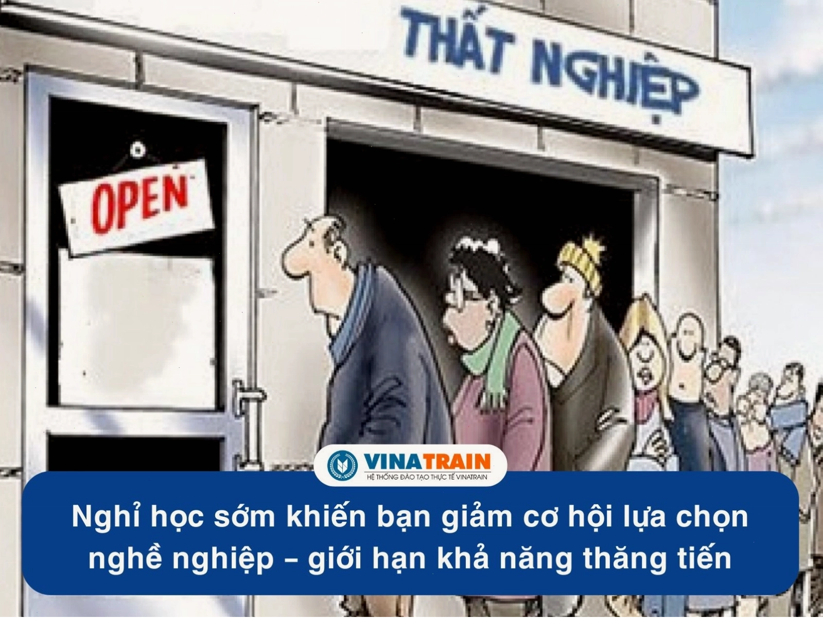 Đồ họa thể hiện các tác hại của việc nghỉ học sớm